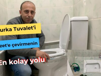 İzmit Alaturka Tuvaleti Alafrangaya Çevirme